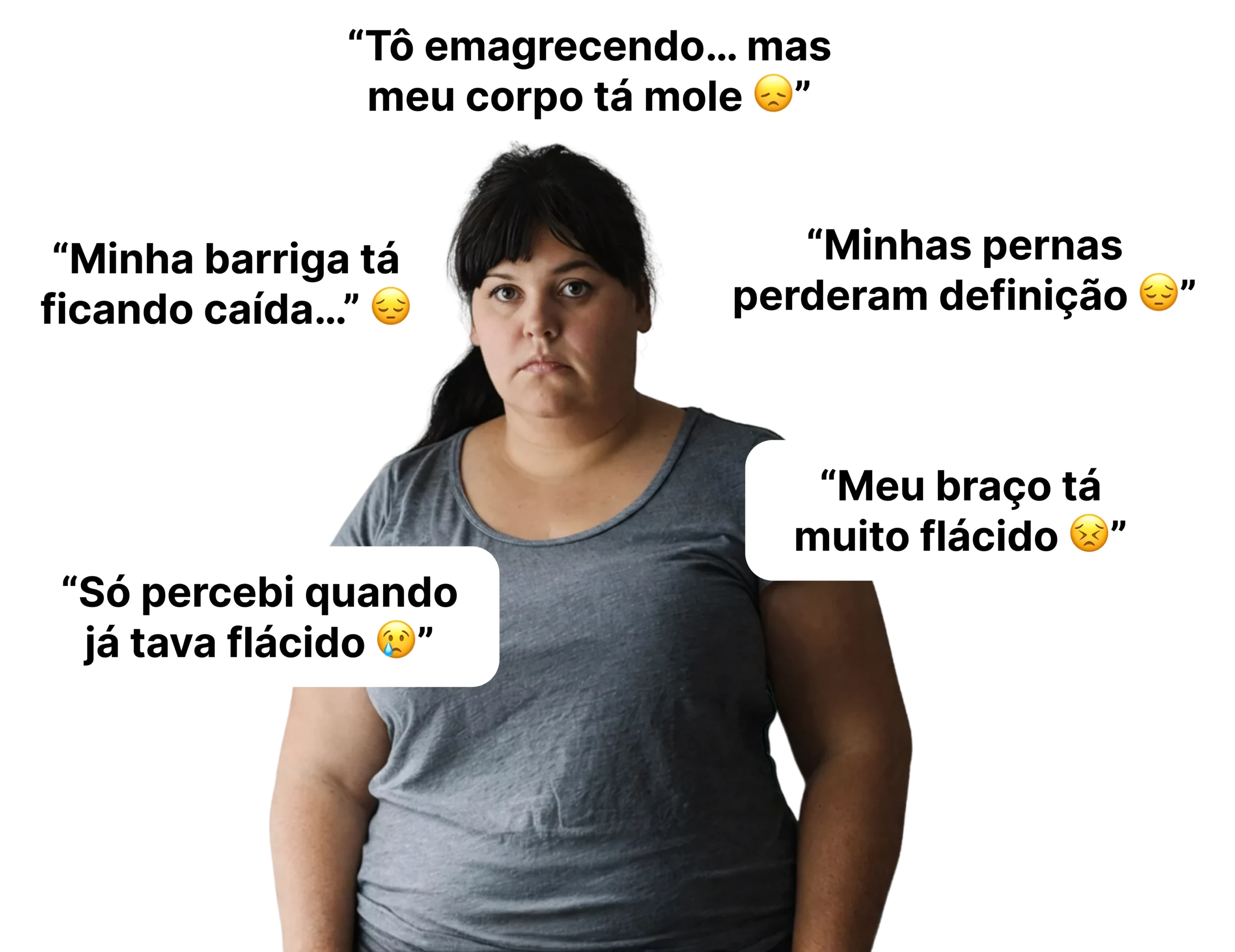 Dores da flacidez