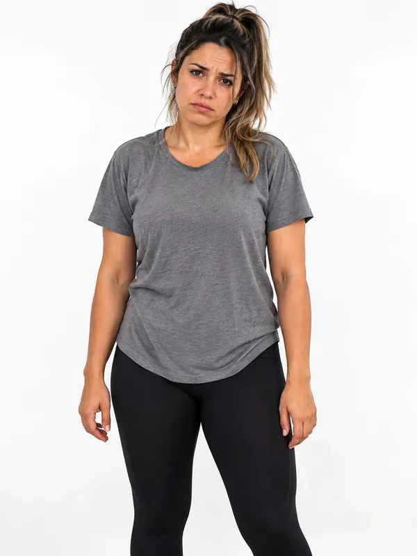 Mulher frustrada na academia