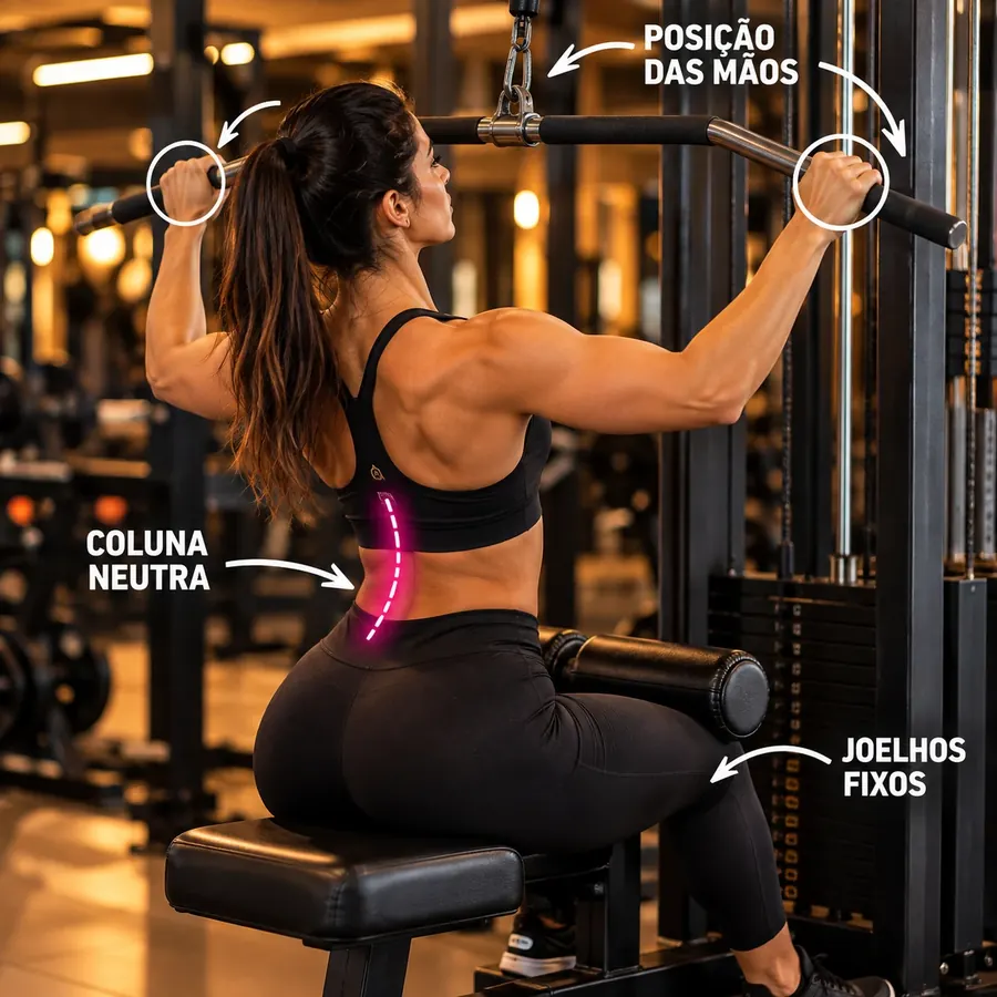 Posicionamento correto no aparelho